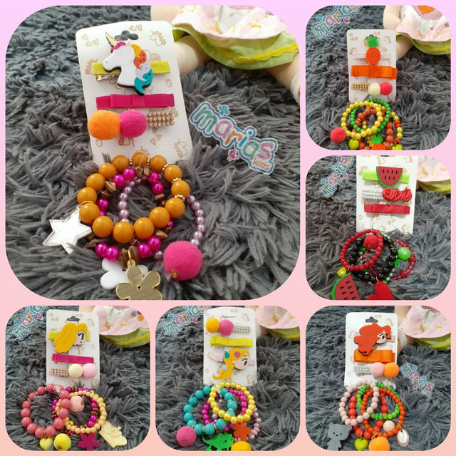 Kit pulseira e presilha de acrílico - Foto 4