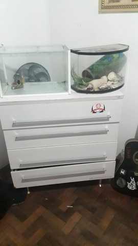 Troco os dois por um aqua maior, o branco tem 45L o outro quase isso tb - Foto 3
