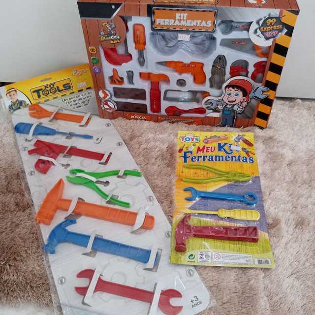 Brinquedo kit de ferramenta
