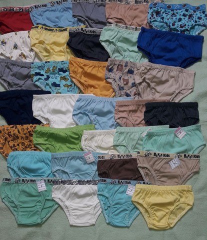 Cueca Infantil 100% Algodão R$7 cada - Foto 4