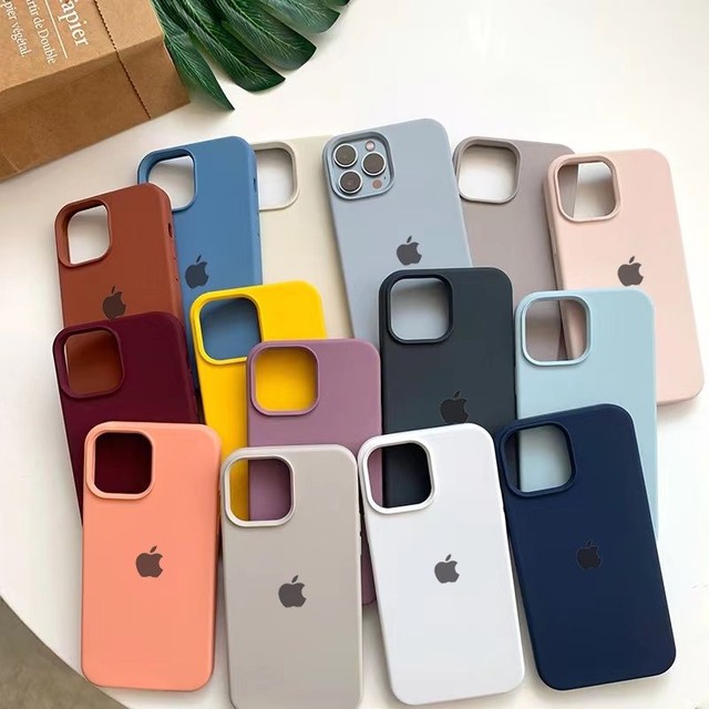Capa Silicone aveludada iPhone 11 12 13 14 15 16 pro Plus pro max 
