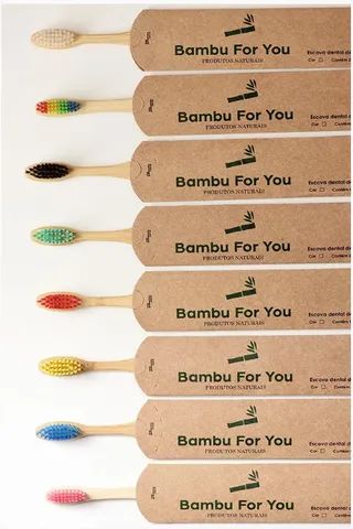 Escova de dentes de Bambu