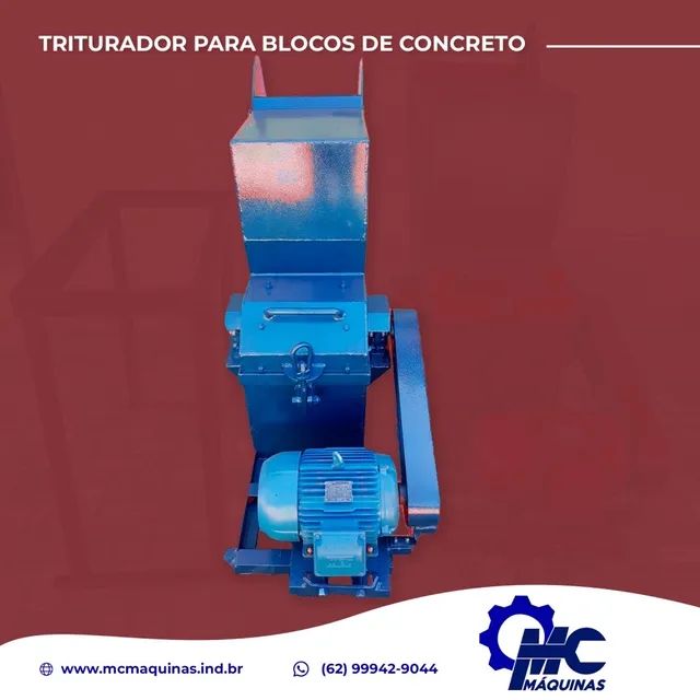 Triturador de concreto, triturador de blocos, canaletas e pisos de cimento  - Foto 2