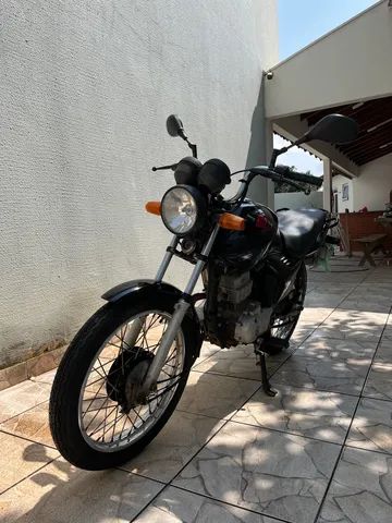 Honda Cg 125 Fan Ks 2012 Preta, KM Motos