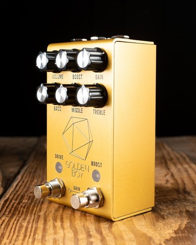 Pedal Jackson Audio Golden Boy Transparent Overdrive + Boost - Foto 4