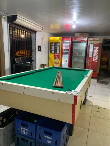 MESA DE SINUCA TRADICIONAL PARA BAR 2,20 X 1,30 M – SNOOKER BOENG