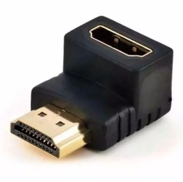 Adaptador 90 Graus L Hdmi Macho Fêmea Joelho   Arduino Automação Robotica COD-CP210   - Foto 2