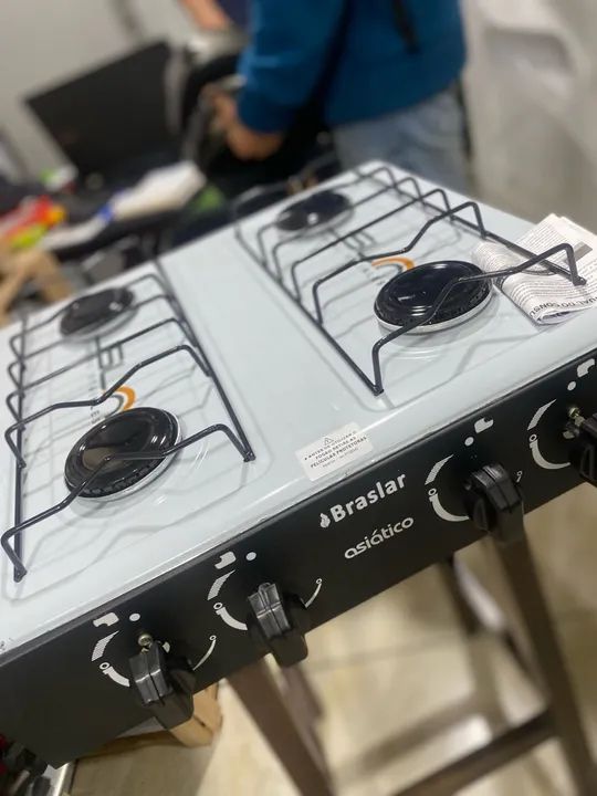 Fogão 4 Bocas A Gás Reforçado De Mesa  - Foto 3