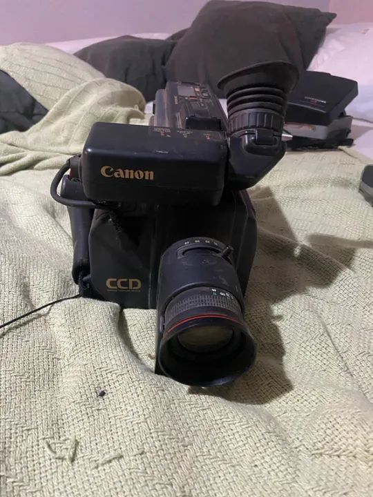 filmadora analógica Canon que utiliza fitas de vídeo Video8 ou Hi8 - Foto 4