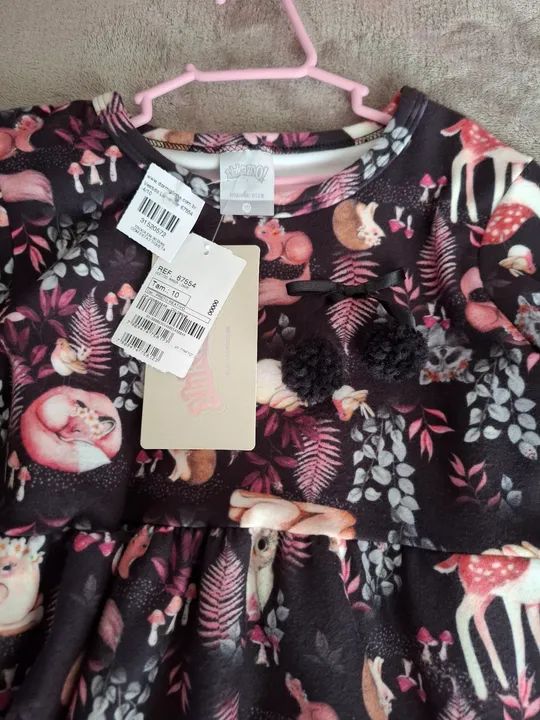 Vestido Infantil Floresta Encantada - Foto 2