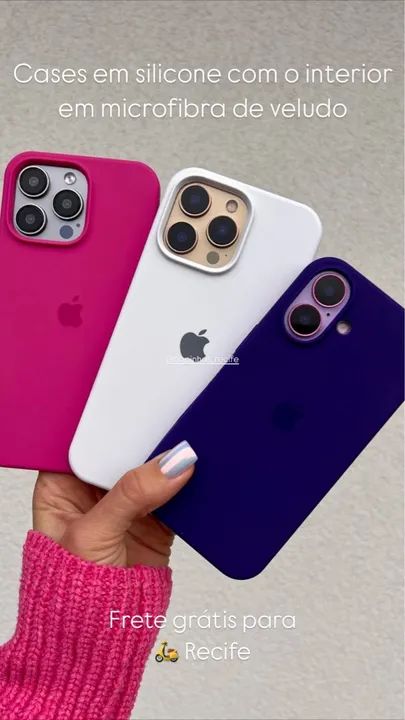 Capa iPhone 15 16 pro max + película 3D de privacidade 