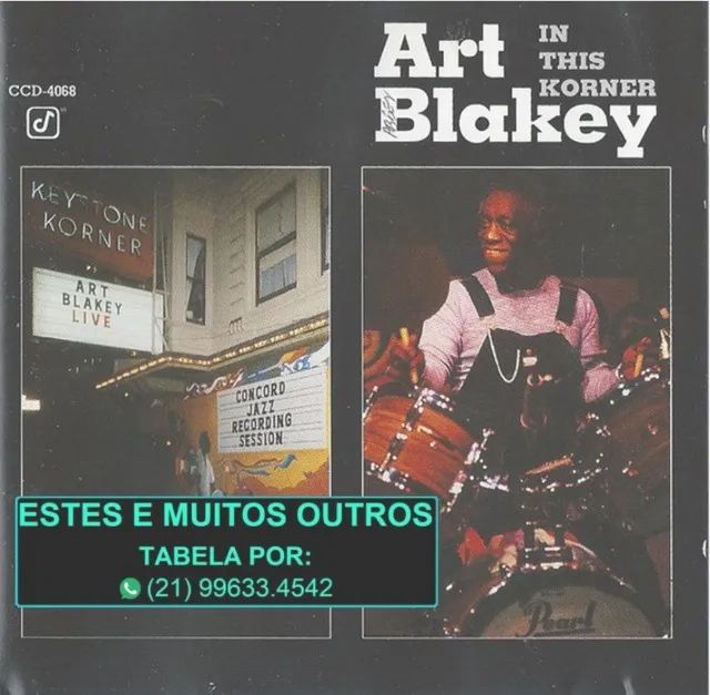 7 Cds jazz do baterista Art Blakey.