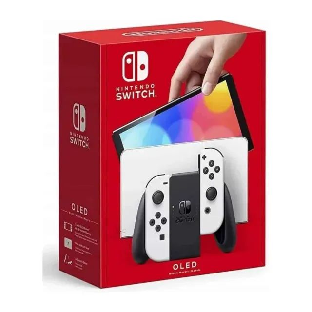 NINTENDO SWITCH OLED DESBLOQUEADO BRANCO 256GB 21 JOGOS - Foto 2