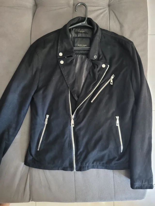 Jaqueta biker hot sale masculina zara