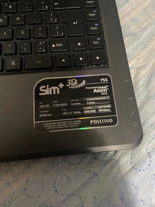 Notebook Positivo Sim+ p/conserto (leia o anúncio) - Foto 3