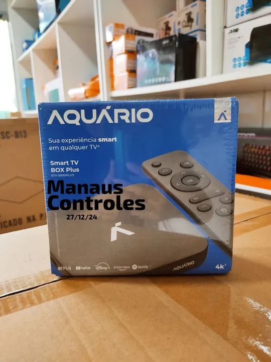 TV Box Aquário 4K - Manaus Controles