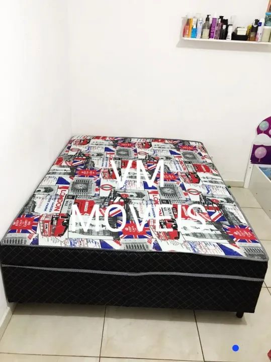 CAMA CASAL BOX NOVA DE FABRICA  - Foto 3