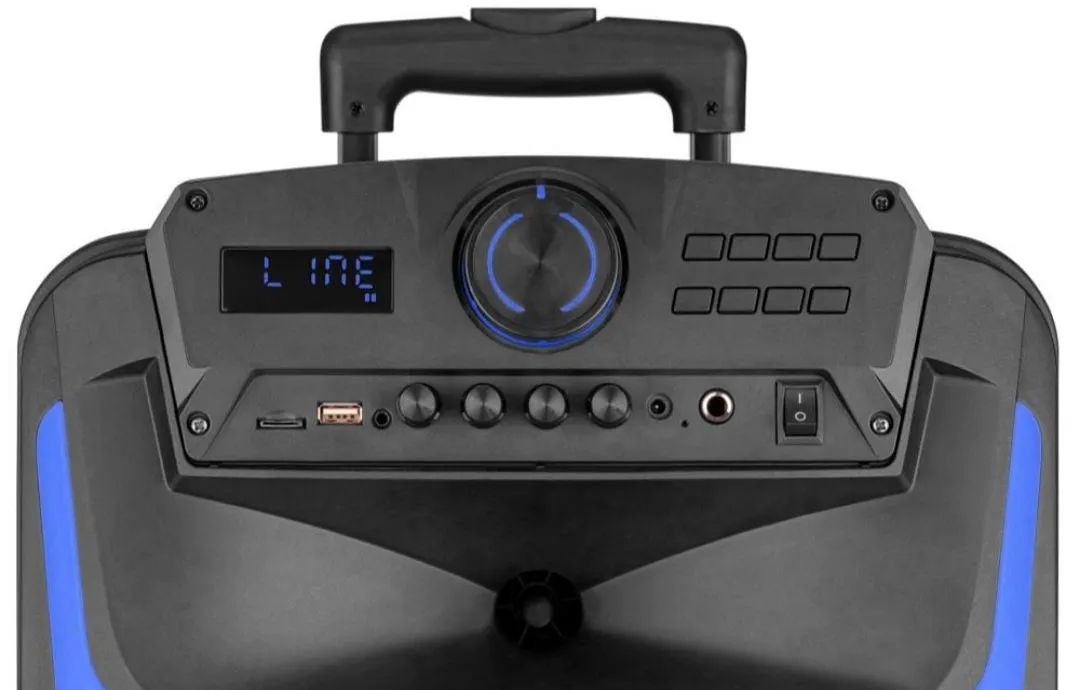 Caixa de Som Portátil com Bluetooth e Iluminação LED 550W  - Foto 4