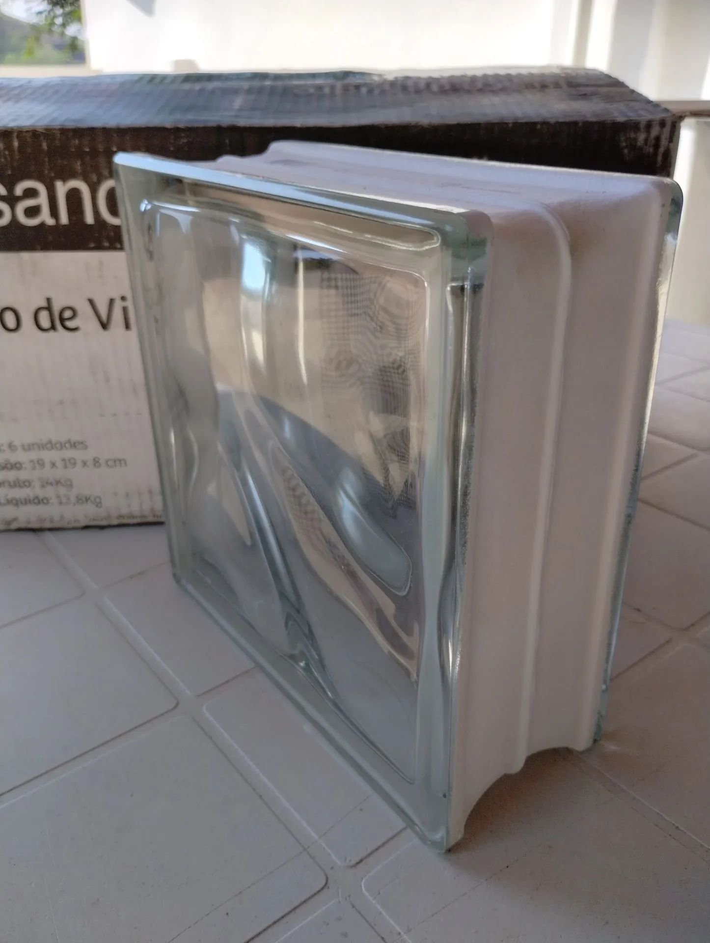 Bloco tijolo de vidro - Foto 3