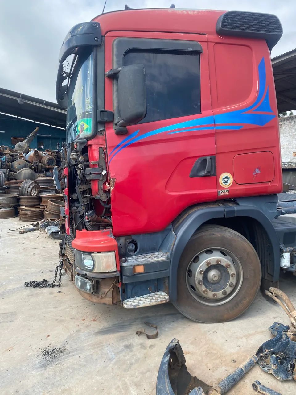 Cabine Scania 124 R380 2007 Série 4 para recuperação  - Foto 6