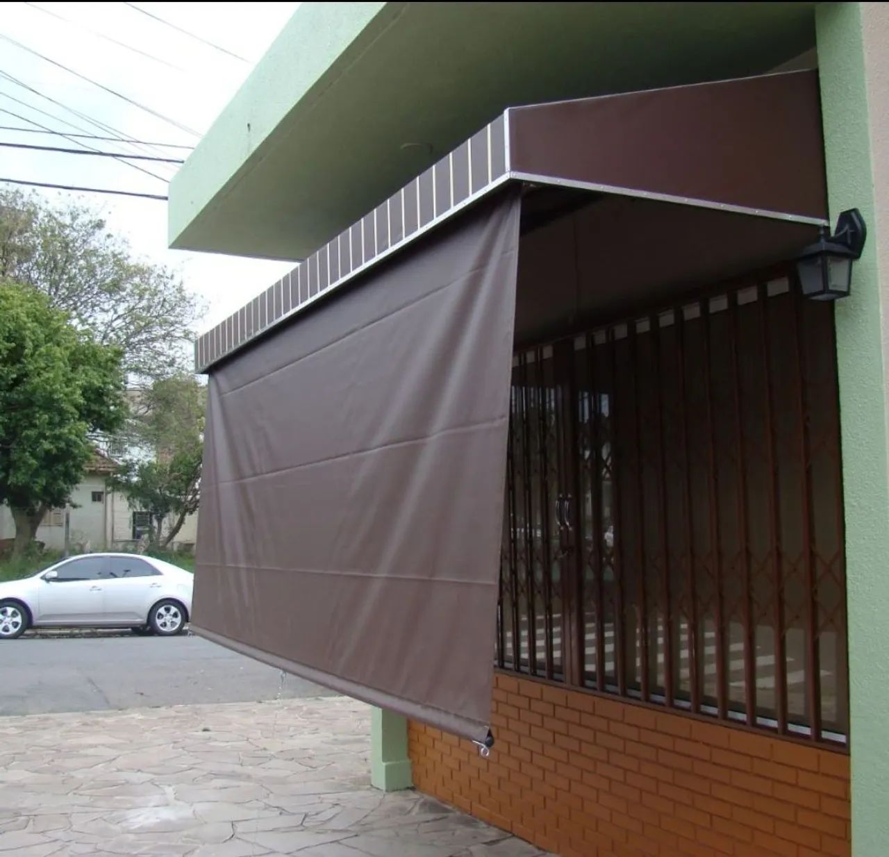 Toldo Fixo com beiral frontal