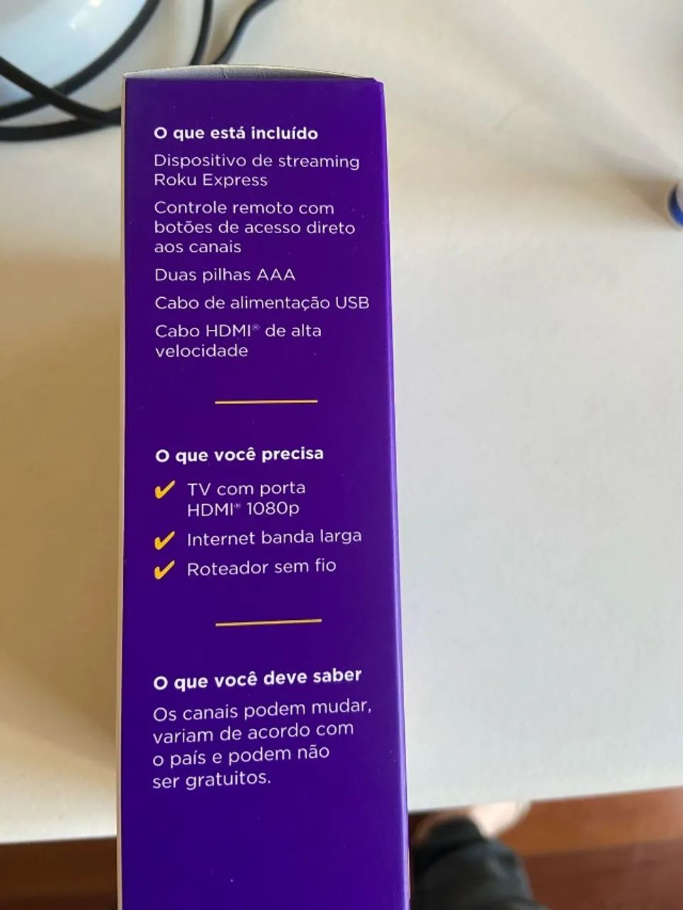 Roku Express - Streaming player Full HD. Transforma sua TV em Smart TV.  - Foto 2