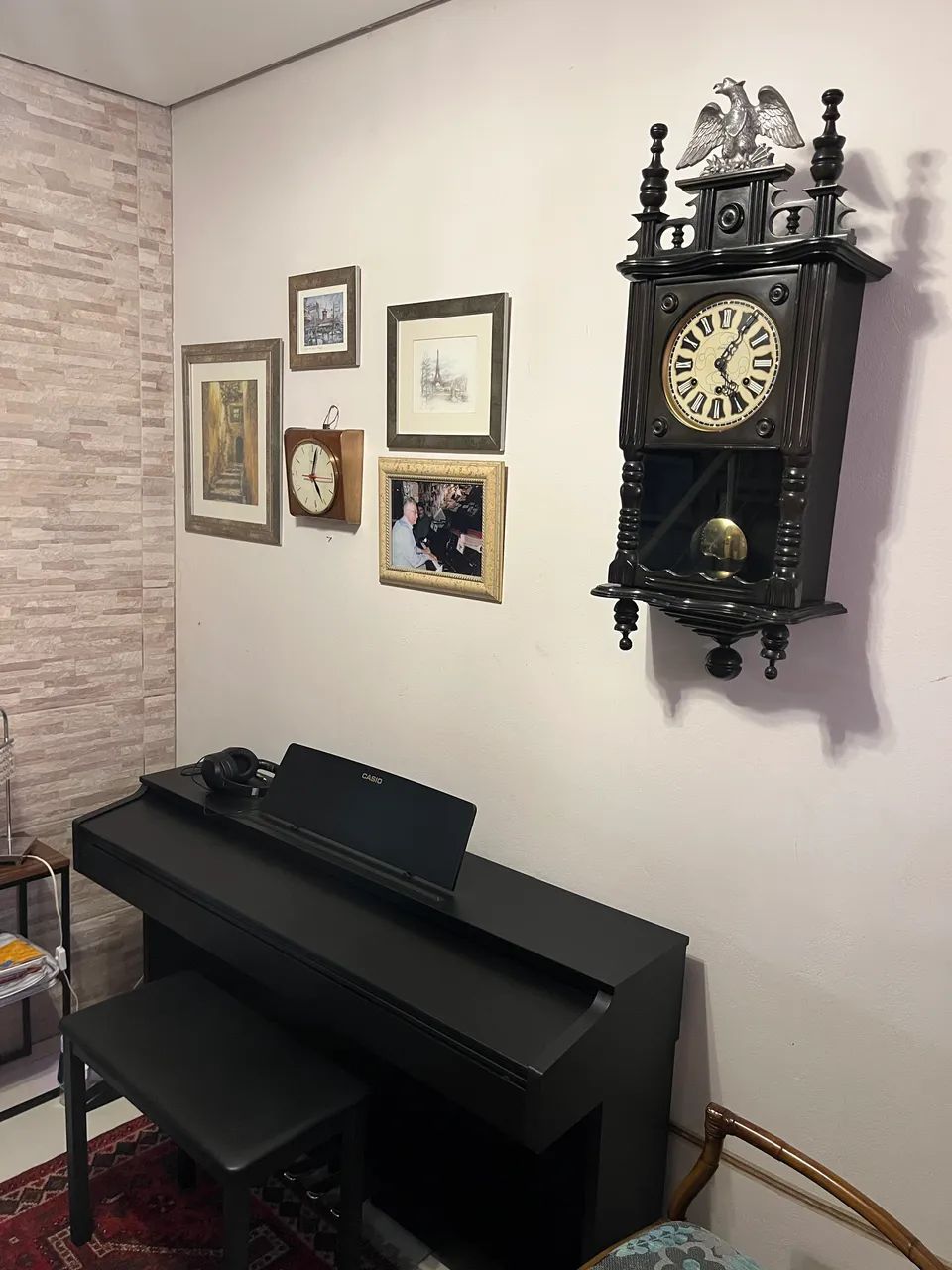 Relógio de Parede antigo semi carrilhão  - Foto 3