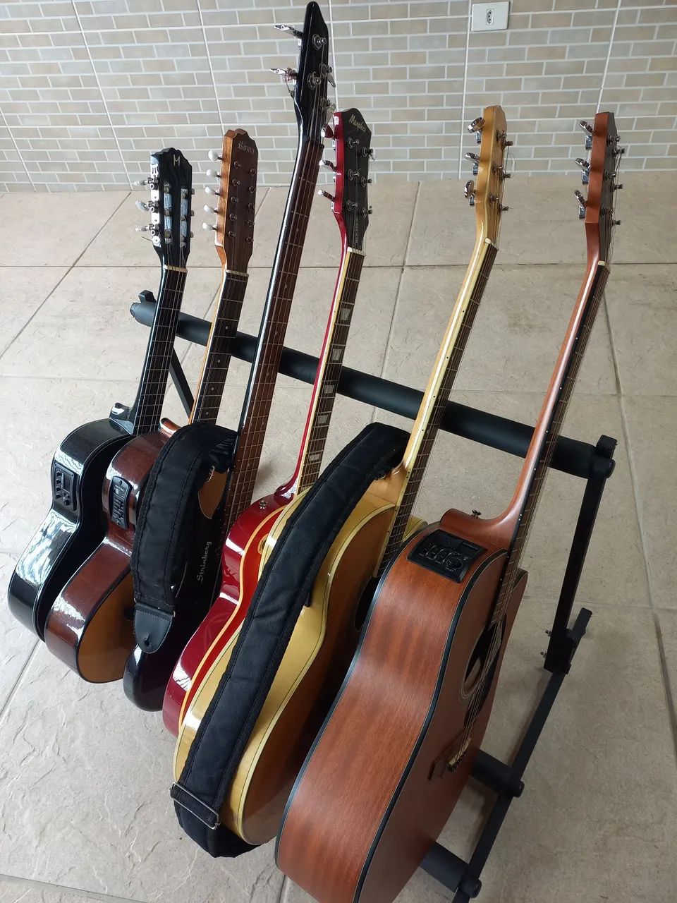 Suporte  de chão para  instrumentos musicais - Foto 5