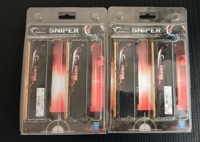 Gskill Sniper DDR3 16GB 4x4GB 1866MHz RAM Memory64385501426689120