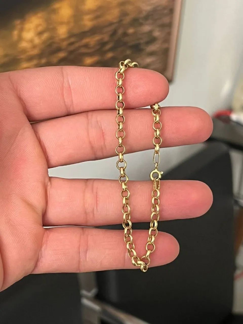 Pulseira Portuguesa Feminina de Ouro18k  - Foto 2