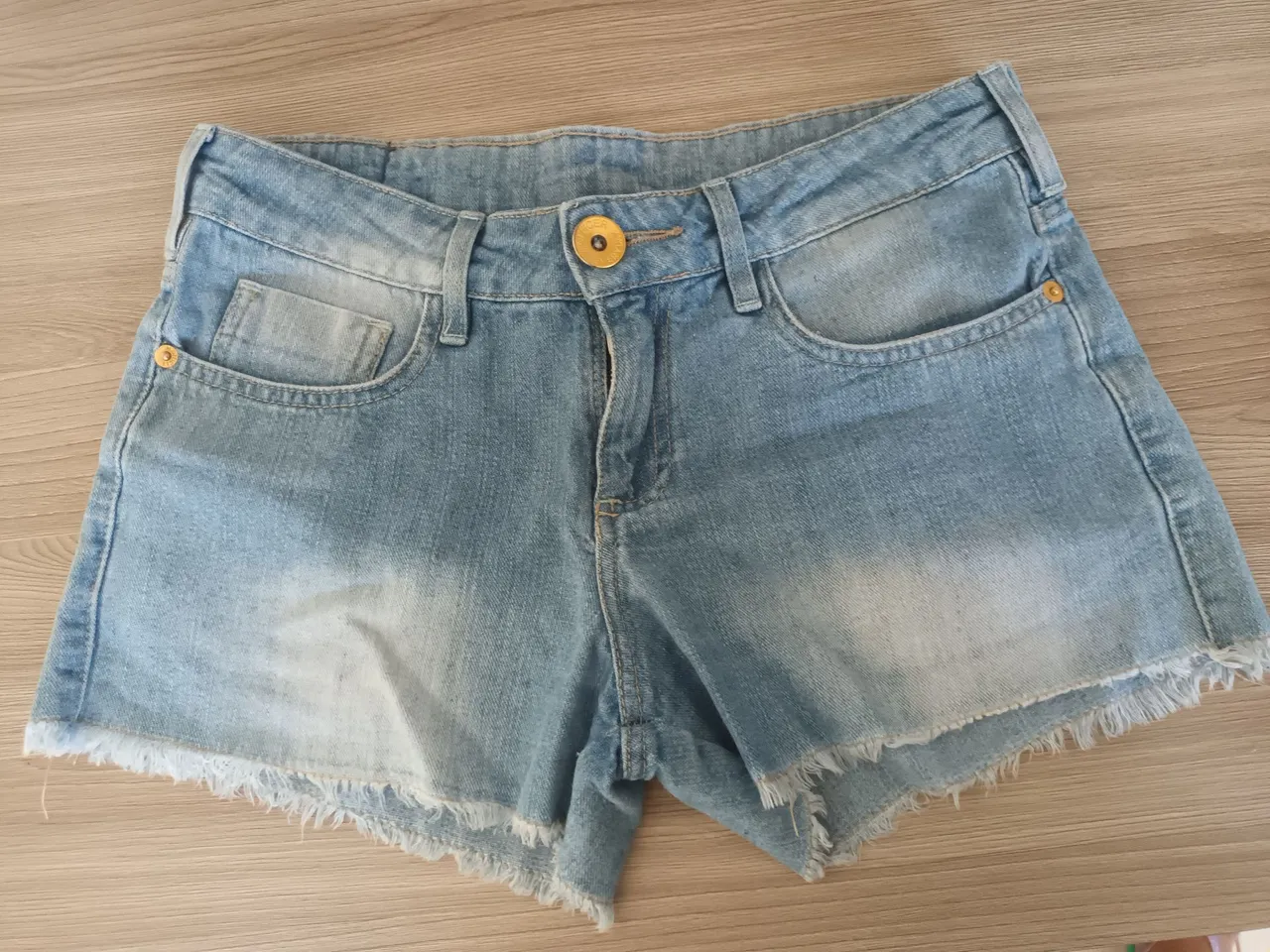 Short Jeans Destroyed Feminino