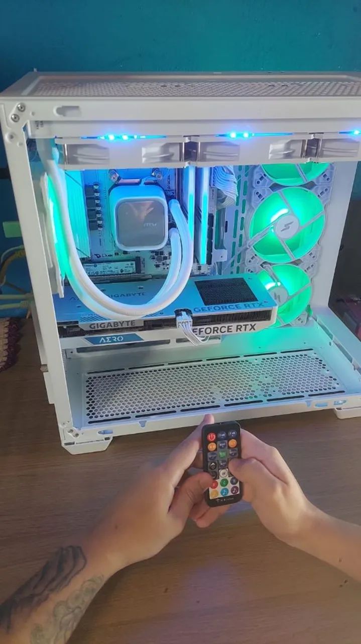 PC Gamer RGB - 4060 com Gabinete Iluminado - Foto 4