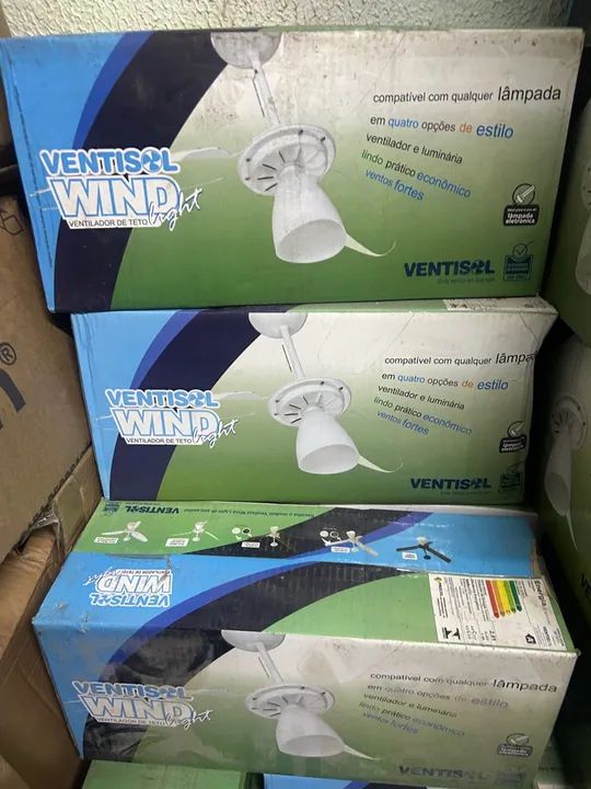 Ventilador de Teto Ventisol Wind só 169,00