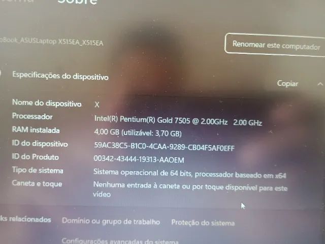 Notebook asus vivobook (quase zero ,com caixa) - Foto 2