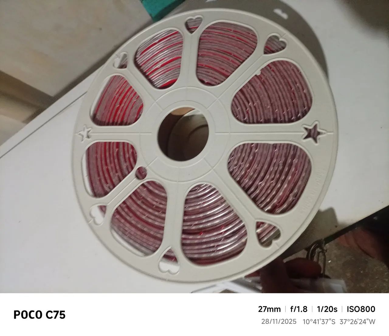 Fita de led 3000k 100 metros 
