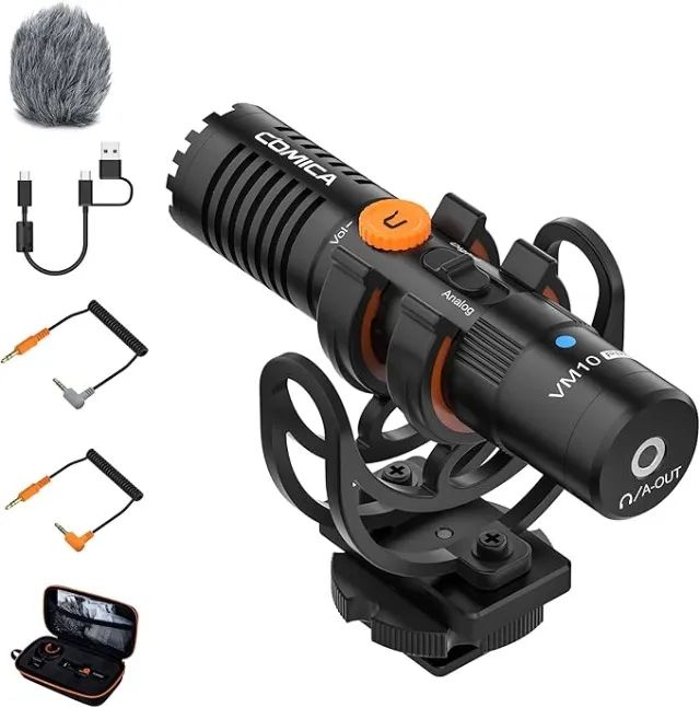 Microfone Comica VM10 PRO Shotgun