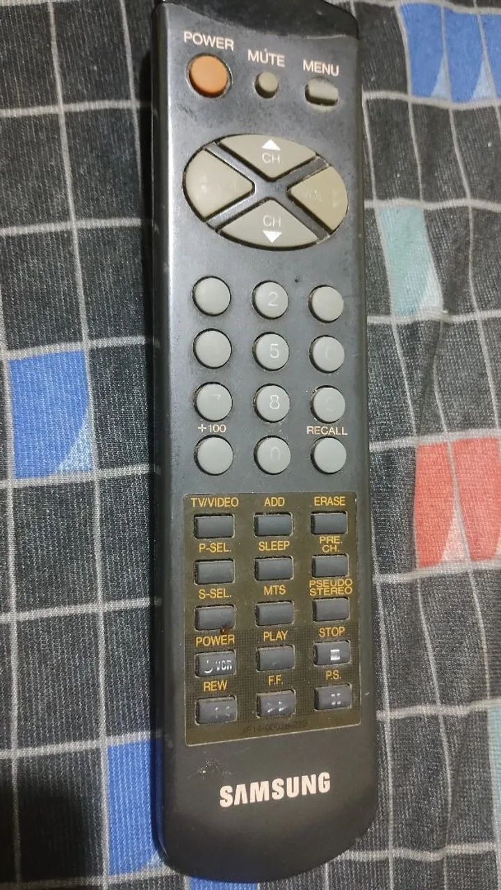 Controle remoto VHS Samsung 