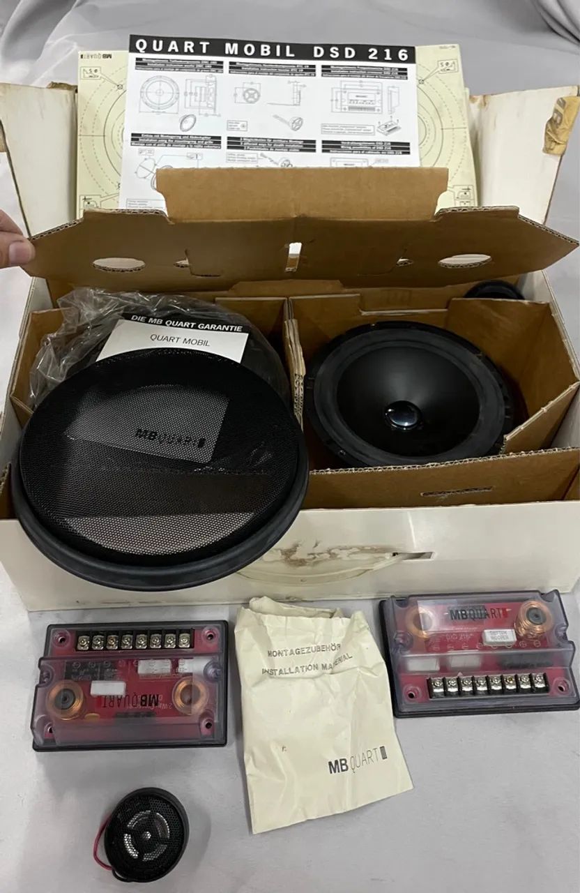 Kit alto falantes MB Quart - 120W RMS - 2 vias - Foto 2