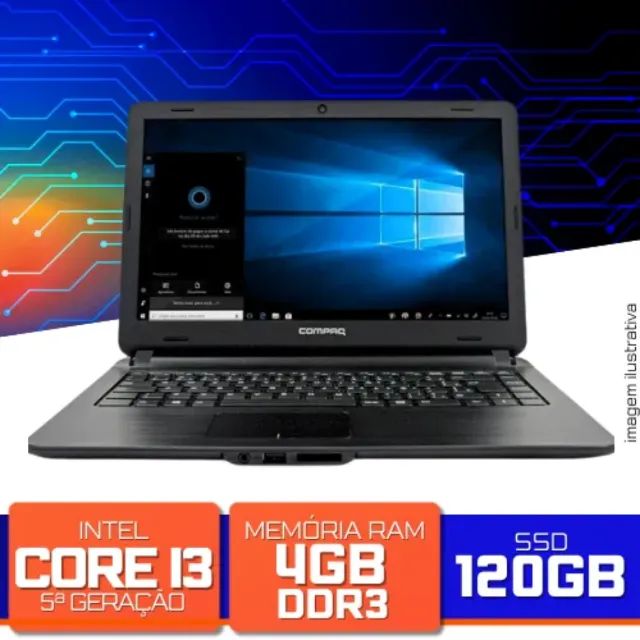 Notebook Compaq Presario CQ21 - Intel Core i3-5015U 4GB SSD 120GB