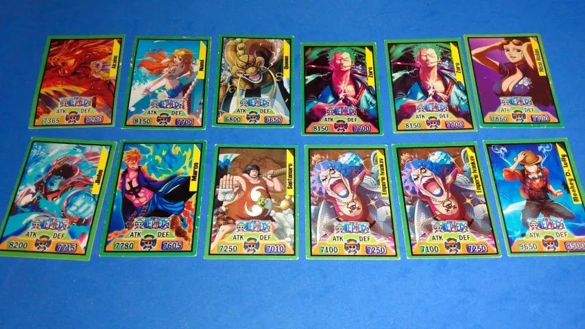 Lote de cards cartas antigas One Piece
