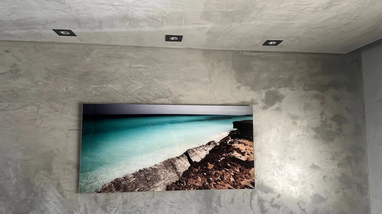 Quadro 80 x 120 - Rochas e mar do Caribe, Cuba  - Foto 2