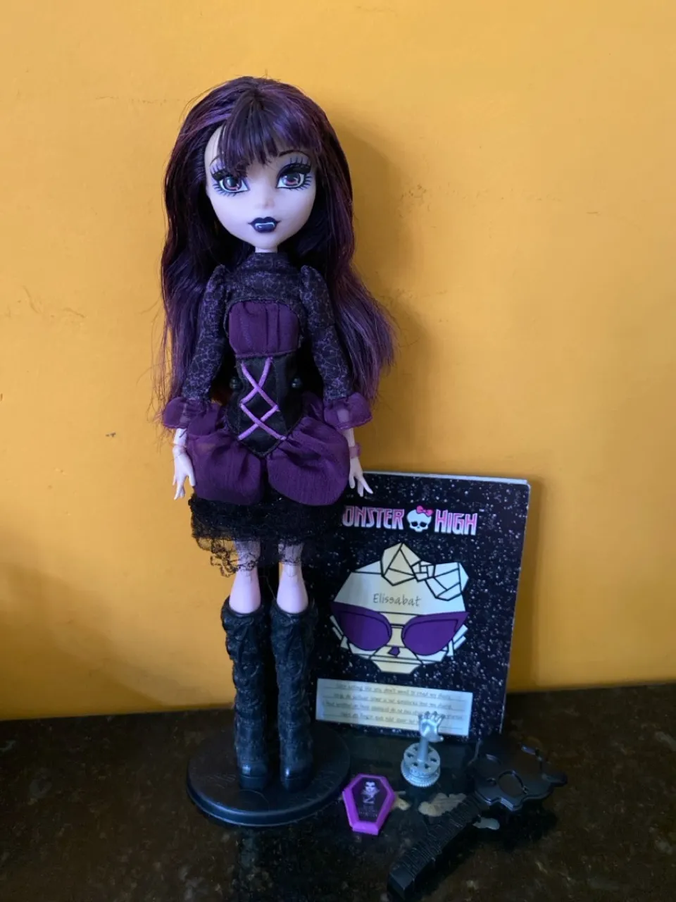 Monster High Elissabat - Boneca Colecionável