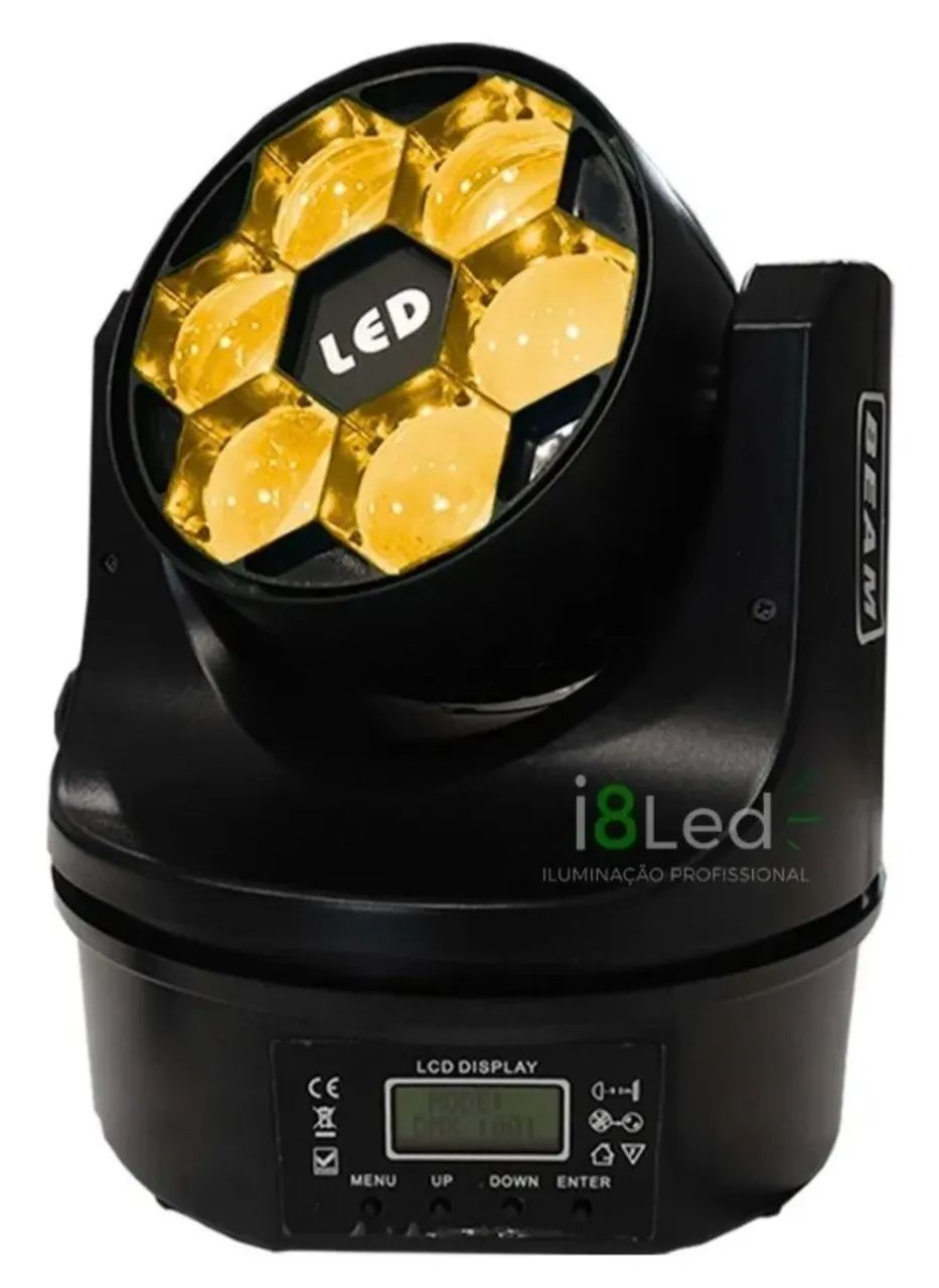 MOVING BEE EYES 6 LEDS 15W RGBW - Foto 4
