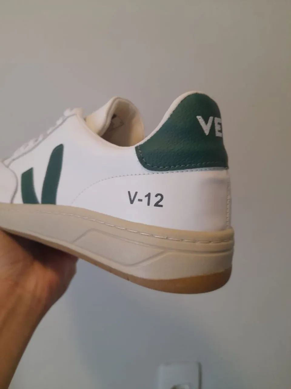 Tênis Veja V-12 Branco/Verde num 41 