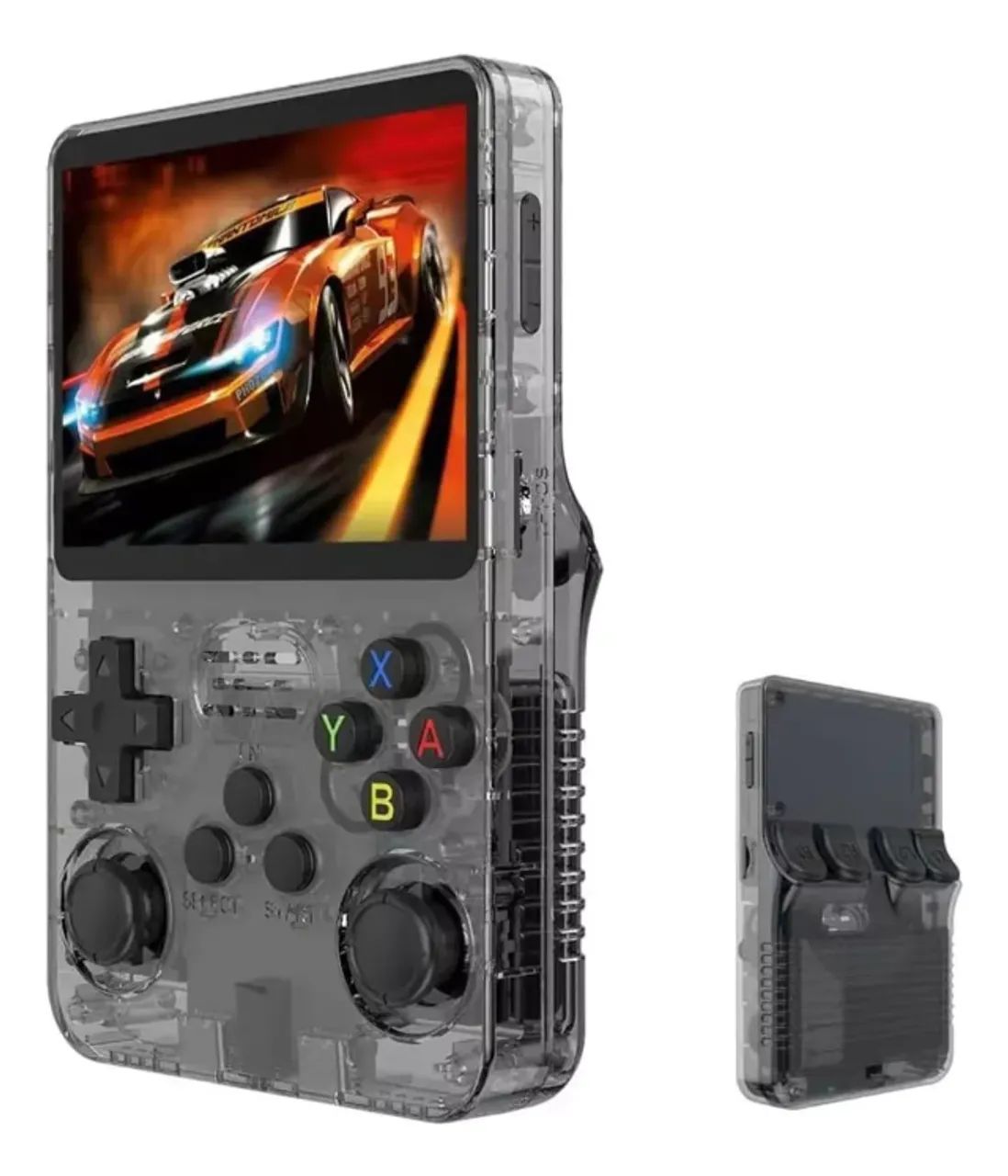 Console Portátil R36S Retro Video Game + Cartão de 64GB com 15 Mil Jogos - Foto 2