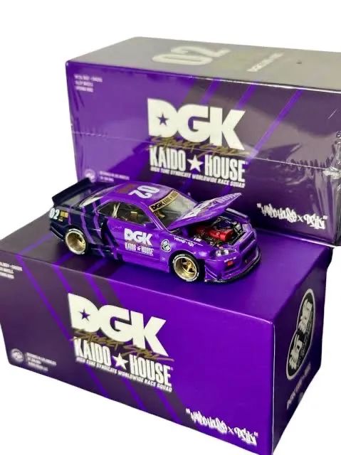 KAIDO★HOUSE R34 スカイライン HORNETメキカスタム Mini GT Kaido House Nissan Skyline-R R34 O Hornet Selado | Shopee