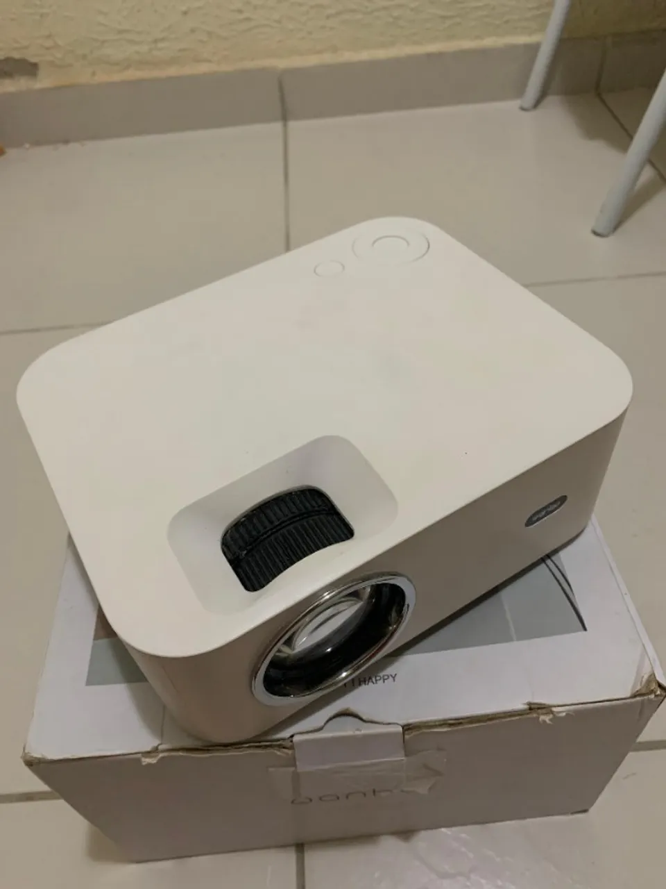 Projetor Wanbo X1 Max LED 1080p Wi-Fi 6 - Branco - Negociável