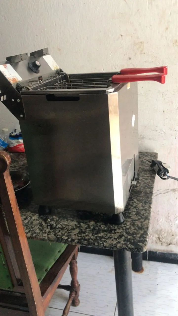 Fritadeira Industrial - Dupla 15 litros valor 1.500 - Foto 3