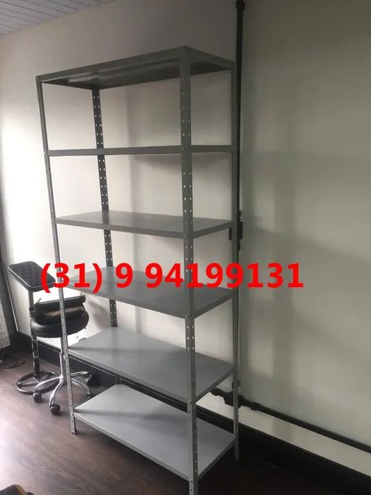 Estantes de aço 40 cm de profundidade Novas Frete Grátis 