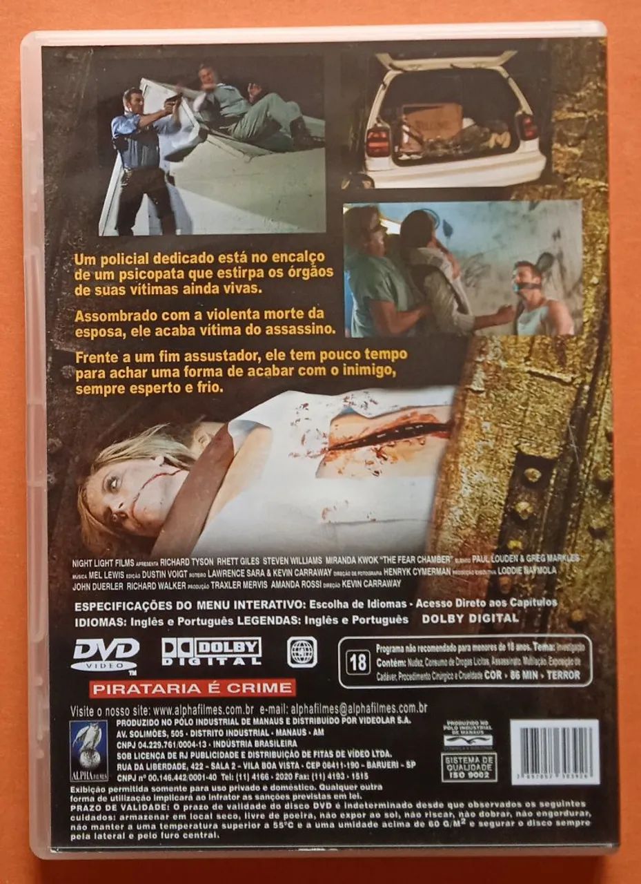 DVD Quarto do Medo - The Fear Chamber - Foto 2